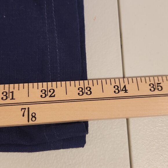 Carharrt Men's Navy Blue Ripstop Lower Rise Straight Leg Drawstring Pants 2X NEW - Picture 10 of 12